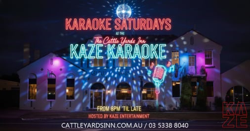 Saturday night karaoke at The Cattle Yards Inn Delacombe - Ballarat's best weekend karaoke stage.