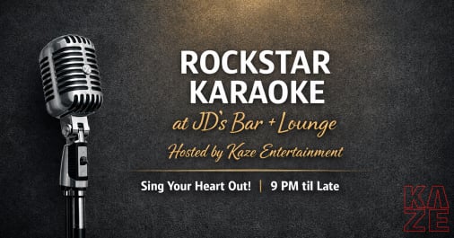 Late night karaoke at JD's Bar and Lounge Ballarat - Friday night entertainment by Kaze.